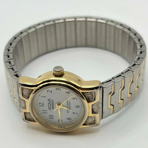 90s gold & Silver Acqua Watch - Picture 3 of 4